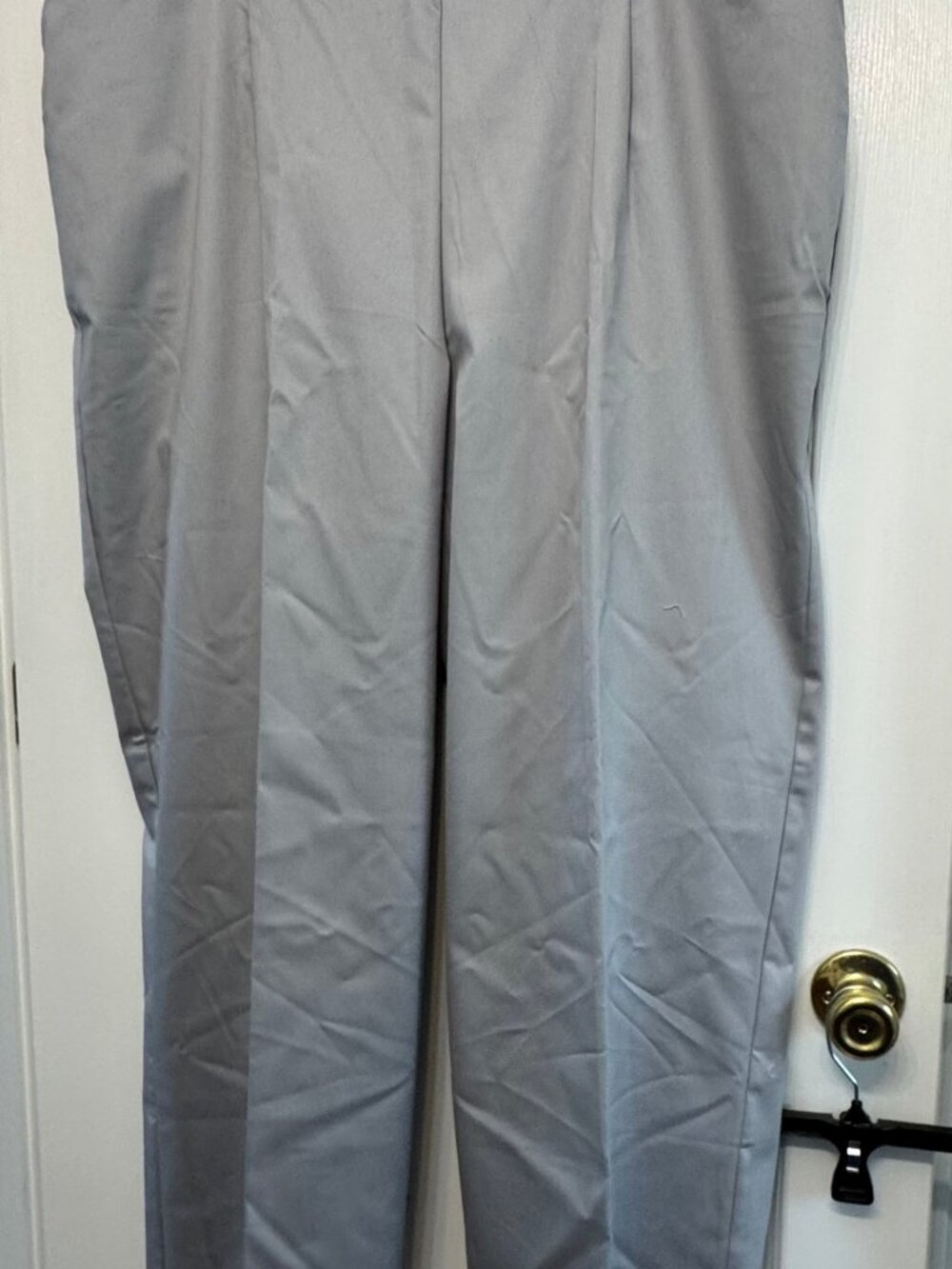 Alfred Dunner Women’s Plus Size 22W Gray Pull On Pants NWT Elastic Waist